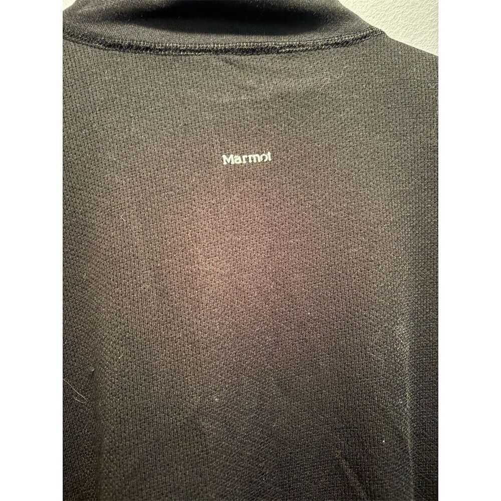 Marmot Men's Large Black Lightweight 1/2 Zip Pullover Long Sleeve - Picture 4 of 8